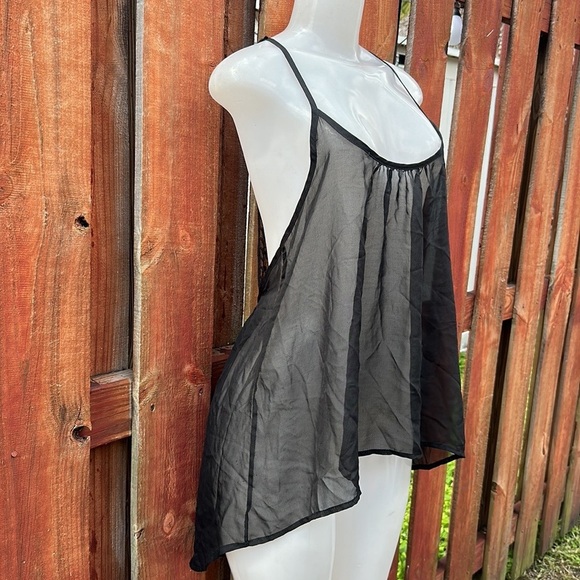 Lily White Women’s Top Size L Black - Picture 2 of 7